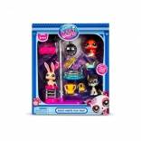 Littlest Pet Shop Disco Nights – set di figurine con 3 animaletti