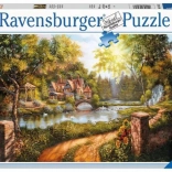 Puzzle Ravensburger Chalet sul fiume 500 pezzi