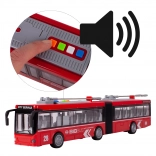 Autobus snodato con suoni e luci 1:16