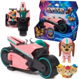 Paw Patrol Liberty – moto trasformabile con personaggi Junior Patrollers