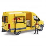 Bruder furgone Mercedes-Benz Sprinter DHL con autista e accessori