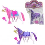 Unicorno con pennello e sella