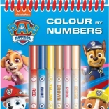 Paw Patrol – colorazione con pennarelli secondo i numeri