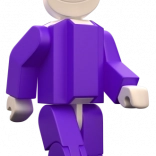 Set di figurine Seváček viola SEVA – grande e piccolo