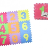 Tappetino puzzle di schiuma per bambini con numeri