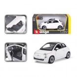 Bburago Fiat 500 modello auto 1:24 bianca