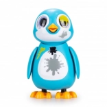 pinguino soccorritore interattivo blu – animaletto con luci, suoni ed emozioni
