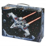 Valigetta scolastica pieghevole Pixel Space con ferramenta