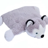 Cuscino di peluche husky 2 in 1 per bambini