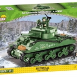 Set di costruzione carro armato COBI Sherman M4A3E2 Jumbo Cobra King (720 pezzi)