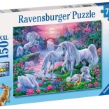 Puzzle Ravensburger Unicorni al tramonto 150 pezzi