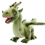 Drago di peluche verde 36 cm eco‑friendly