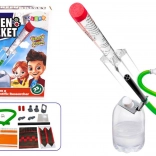 razzo ad acqua ecologico ad aria compressa – esperimenti scientifici per bambini (23 pezzi)