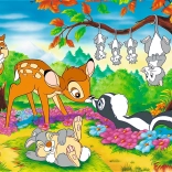 Puzzle Bambi e amici della foresta 160 pezzi