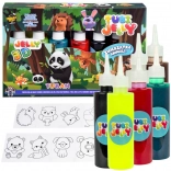 Tubi Jelly animaletti - set creativo in 6 colori
