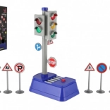 Semaforo per bambini con segnaletica ed effetti