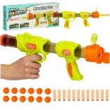 Blaster verde 2in1 per bambini a palline e dardi in foam