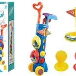 Set da MINI GOLF per bambini con carrellino e accessori