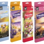 Pittura diamantata fiori, uccelli, cagnolino e Venezia 30x30 cm