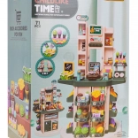 Supermercato per bambini con funzione di luci e suoni + accessori