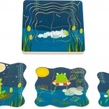 Puzzle a strati Principe Ranocchio Small Foot