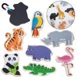 Viga magneti in legno – animali selvatici, 20 pz