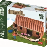 Trefl Brick Trick Fattoria XL – set da costruzione con veri mattoni