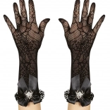 Scaldamuscoli per le braccia con motivo a ragnatele