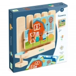 Gioco in legno casette Djeco