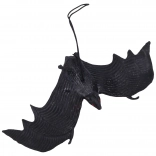 Pipistrello di gomma nero 3+