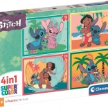 Puzzle Stitch 4v1 di Clementoni per bambini