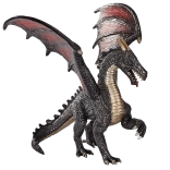 mojo drago d’acciaio – statuetta da collezione dettagliata