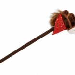 cavallo di peluche su bastone per bambini