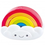 puzzle arcobaleno con nuvoletta sorridente