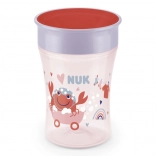 NUK tazza Magic Cup con coperchio 230 ml rosso