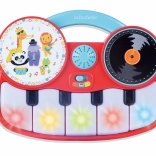 Pianoforte interattivo per bambini con effetti luminosi e sonori 22 × 17 cm