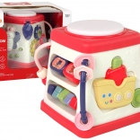 Cubo educativo interattivo per bebè con melodie e luci Farfalla