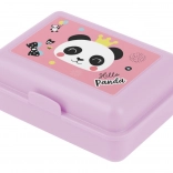 Scatola rosa per il pranzo con motivo Hello Panda
