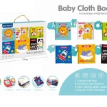 libricini di stoffa per bambini con animaletti e massaggiagengive