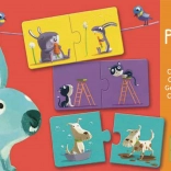 DJECO Duo puzzle Opposti