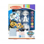 set creativo figure da colorare Paw Patrol – 3 pz con accessori
