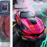 Pittura diamantata Scooter rosa 30 × 40 cm