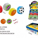 Yo-yo pallina sportiva con effetti luminosi 5,5 cm