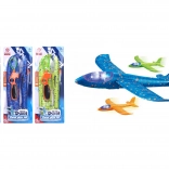 Aereo lanciabile con effetti luminosi 34 cm