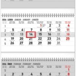 Calendario da parete standard pieghevole 4 mesi 2026