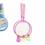 Set da badminton per bambini – 2 racchette e 1 volano in custodia a rete