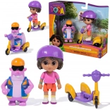 Dora e Tico – set di gioco Zoom & Explore con monopattino e accessori