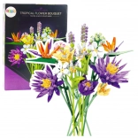 set bouquet floreale tropicale 890 pezzi