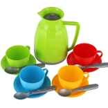 set da tè per bambini in plastica, 13 pezzi in rete