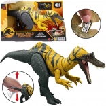 Statua dinosauro Ceratosuchops Jurassic World con ruggito selvaggio e parti mobili